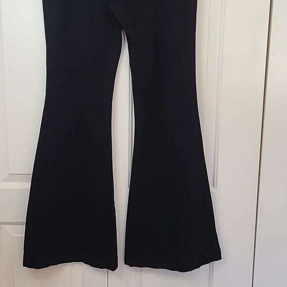 We The Free Venice Beach Flare Stretch Pants Jeans Black Size 31 - Picture 10 of 16